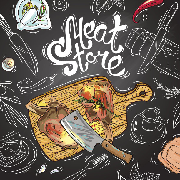 肉商店图片下载