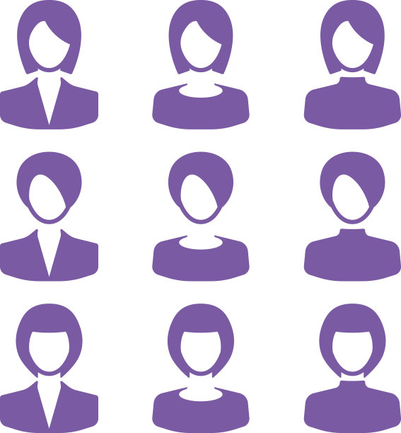 人物偶像-女性的发型和衣服图片下载