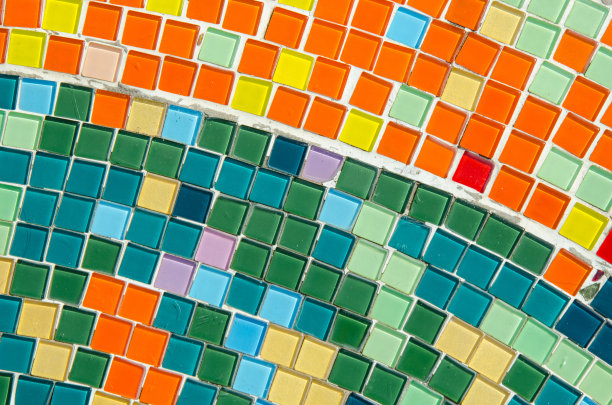 丰富多彩的马赛克背景图片下载