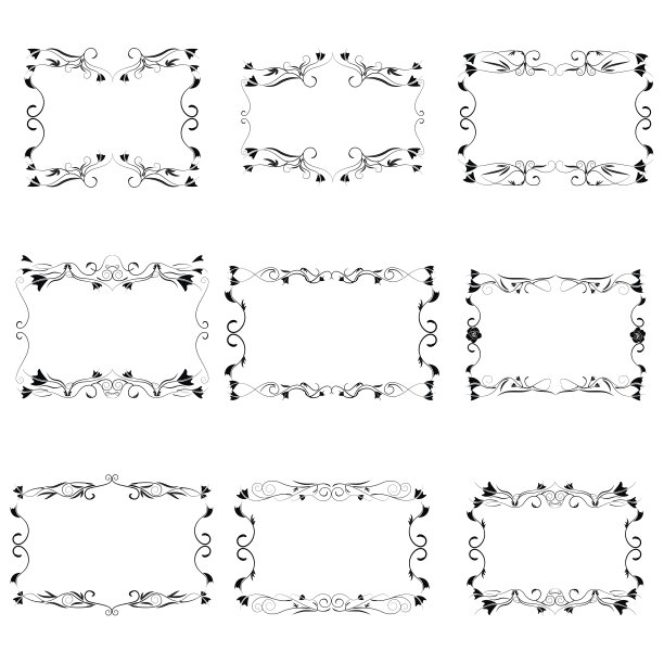 向量装饰框图片下载