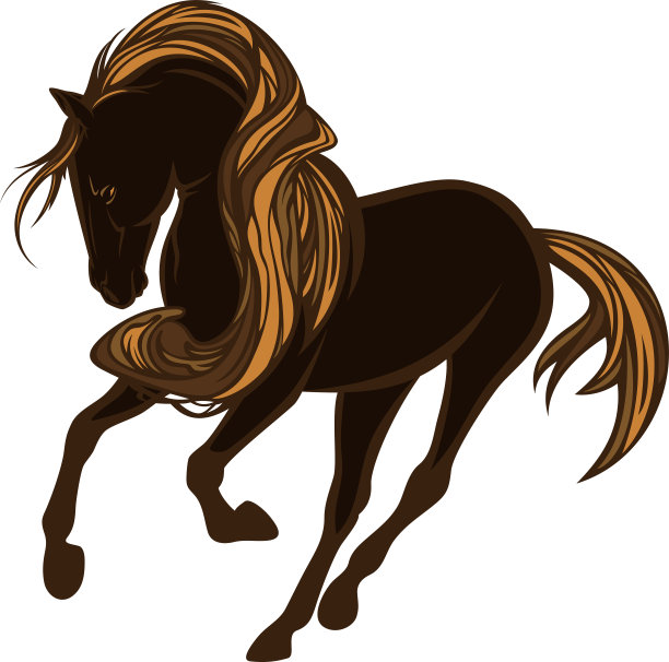 棕色的马图片下载