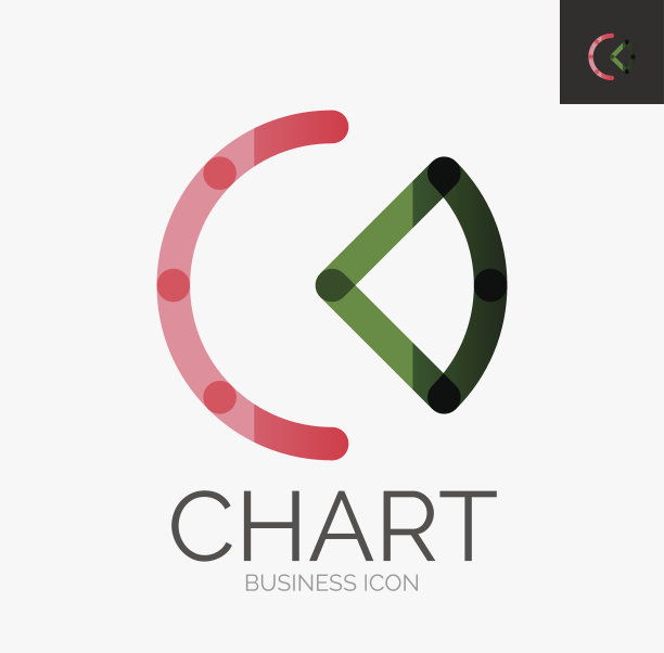 最小线条设计图标，图表，图形图标图片下载