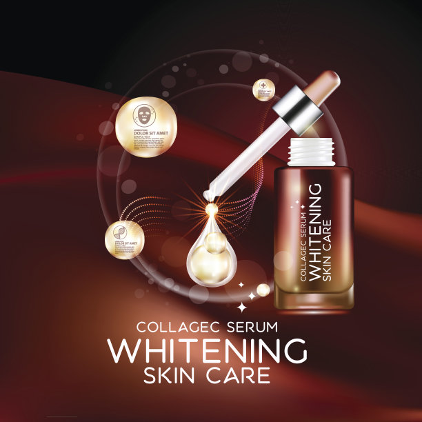 胶原蛋白血清背景概念护肤化妆品图片下载