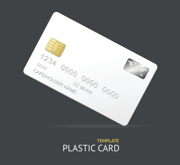 矢量信用卡模板图片下载