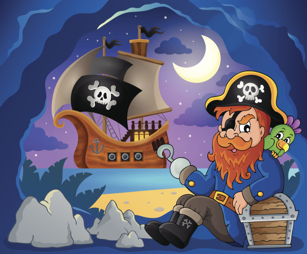 坐海盗主题图像7图片下载