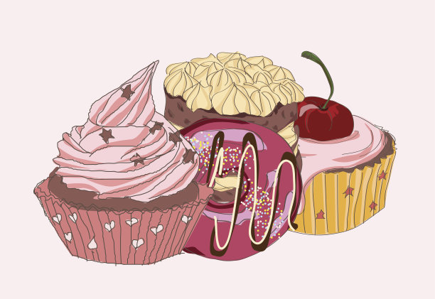 向量中的糖果集。图片下载