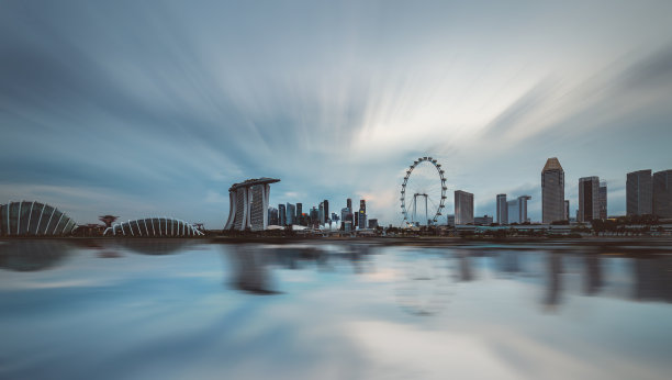 滨海湾金沙，滨海湾花园，云雾森林图片下载