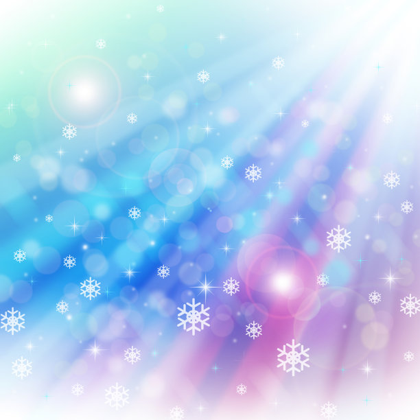 圣诞背景与散景灯图片下载