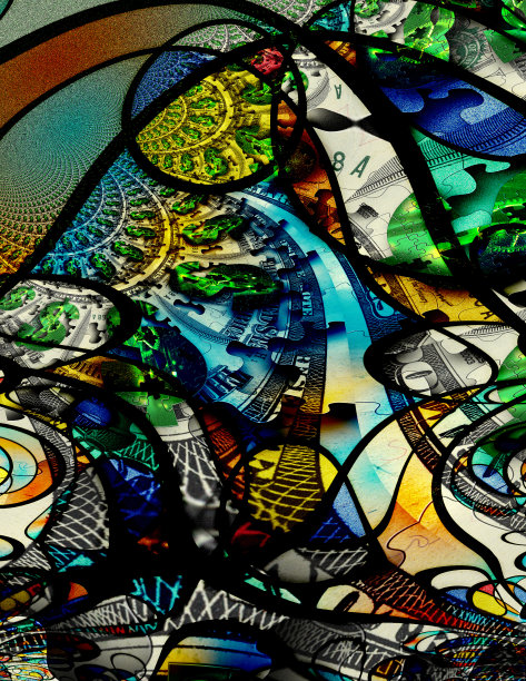 现代艺术货币图片下载