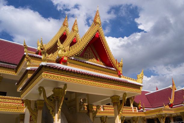 泰国寺庙的屋顶图片下载