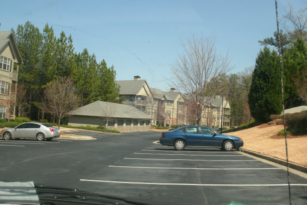 亚特兰大的一个停车场图片下载