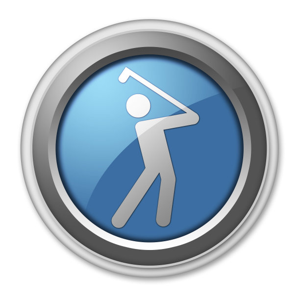 图标，按钮，象形图高尔夫球图片下载