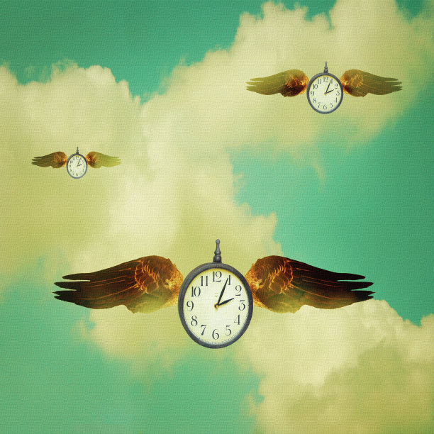 时光总是过得飞快素材图片