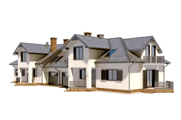 3d美丽的住宅渲染图片下载