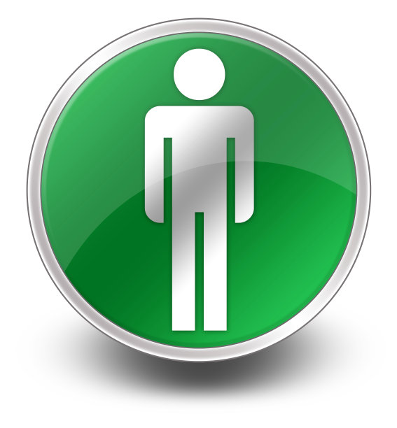 图标，按钮，象形图男子厕所图片下载