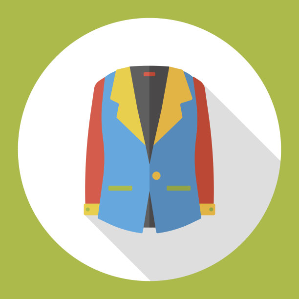 穿着扁平图标的衣服图片下载