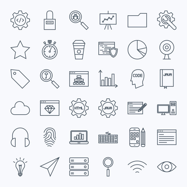 Line Web开发图标图片下载