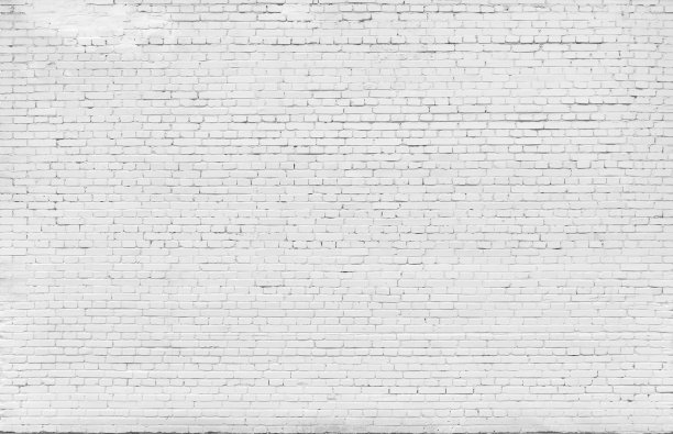用白漆涂的砖墙。图片下载