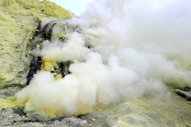 硫磺坑图片下载