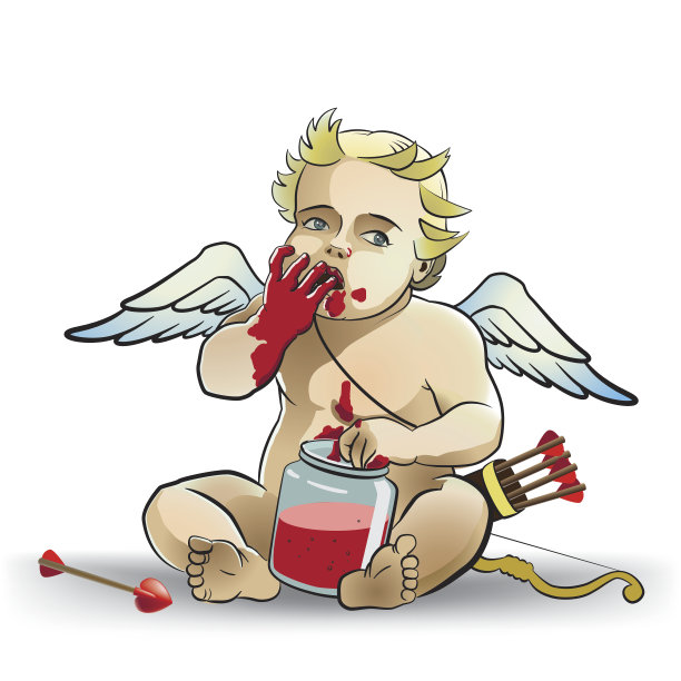 丘比特爱吃甜食图片下载