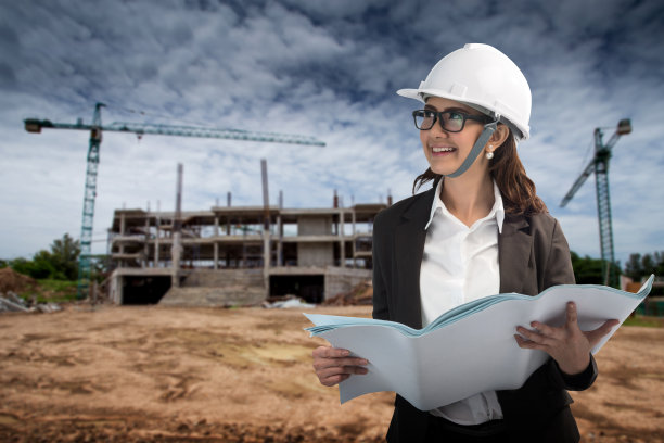 女性建筑、建筑、建筑与人的概念-图片下载