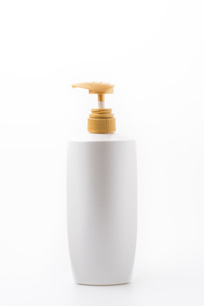 凝胶，泡沫或液体肥皂塑料瓶白色。图片下载