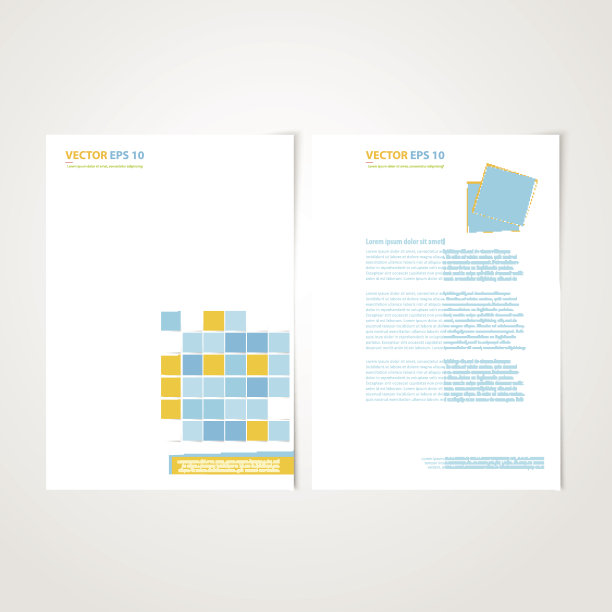 传单模板背面和前面的设计。图片下载