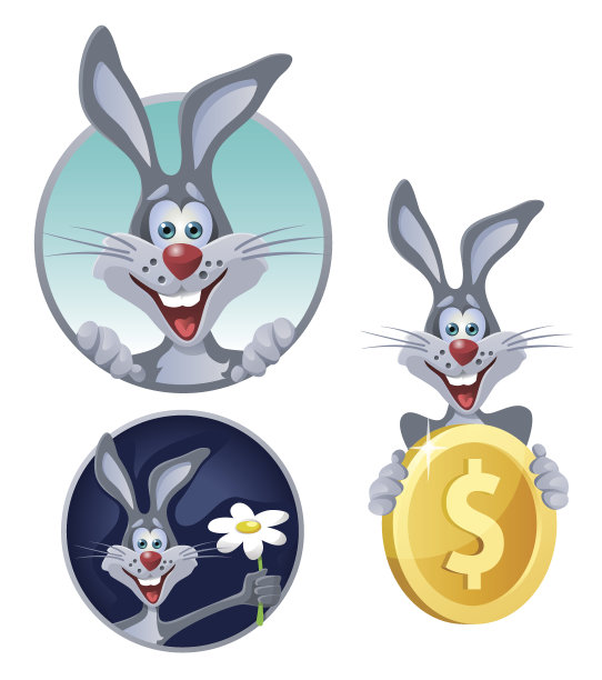 幸运兔享受生活图片下载