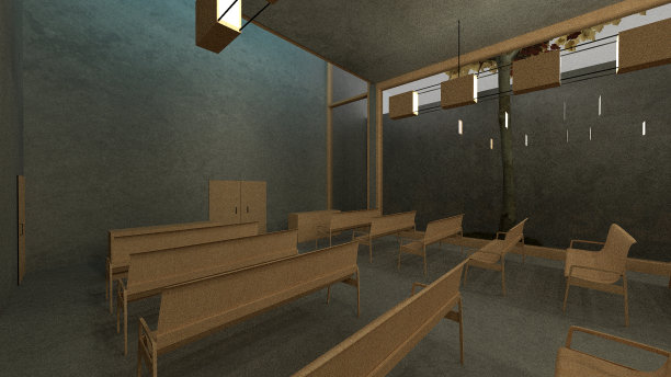 平静的小礼堂图片下载