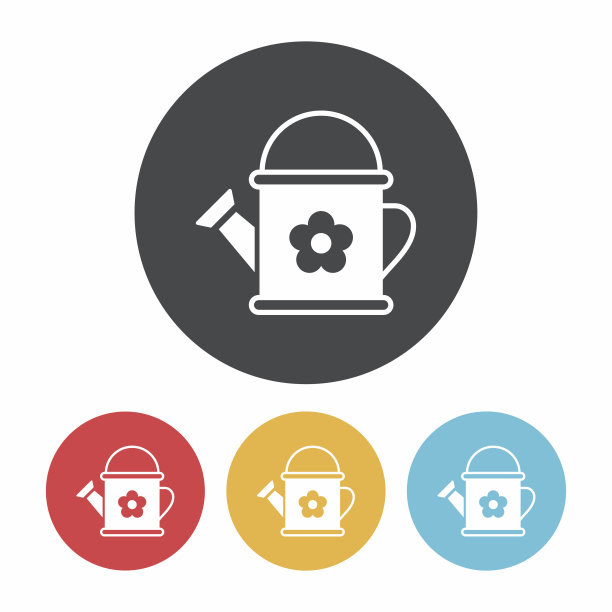 植物饮水器图标图片下载