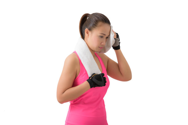 疲惫的健身女孩，孤独的图片下载