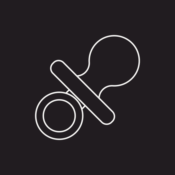 婴儿奶嘴系列图标图片下载