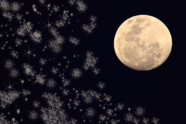 深暗空间中的行星，宇宙的抽象图片下载