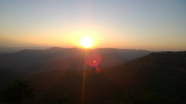 夕阳在山图片下载