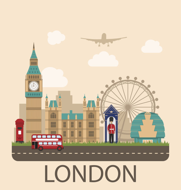 英国旅游设计海报图片下载