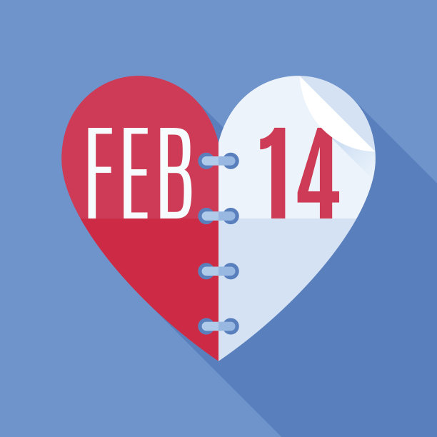 情人节的日历图片下载