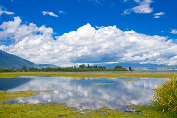 洱海。拍摄于中国云南大理图片下载