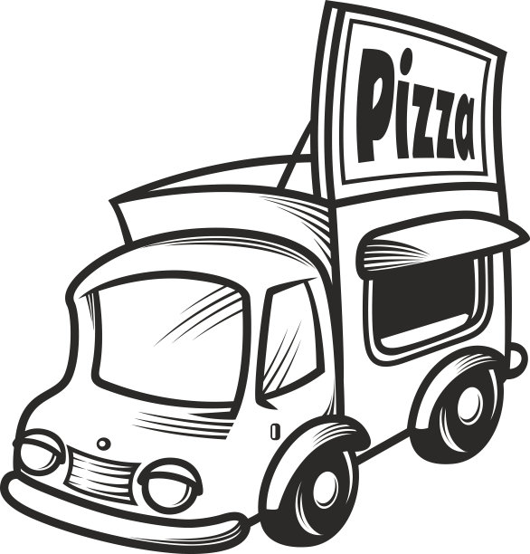 披萨的车图片下载