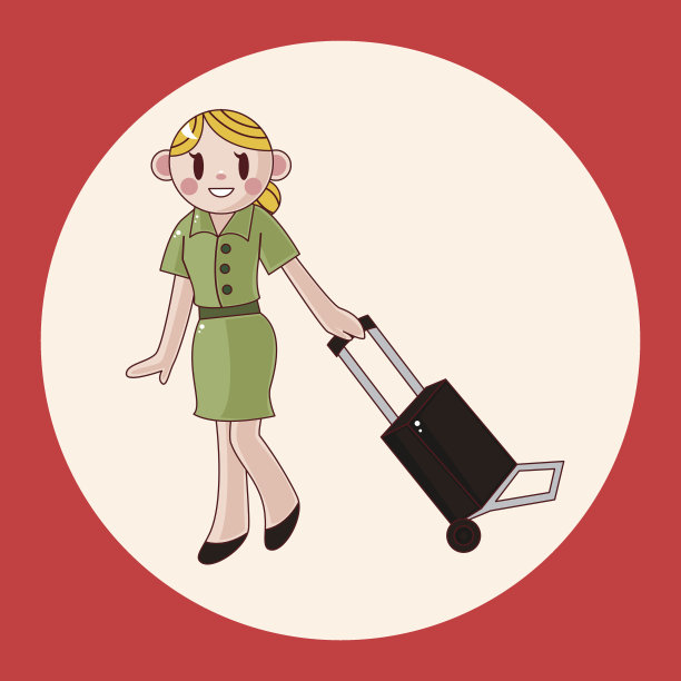 空乘主题元素图片下载