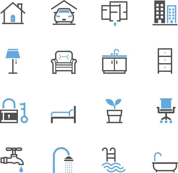 房屋和房地产图标图片下载