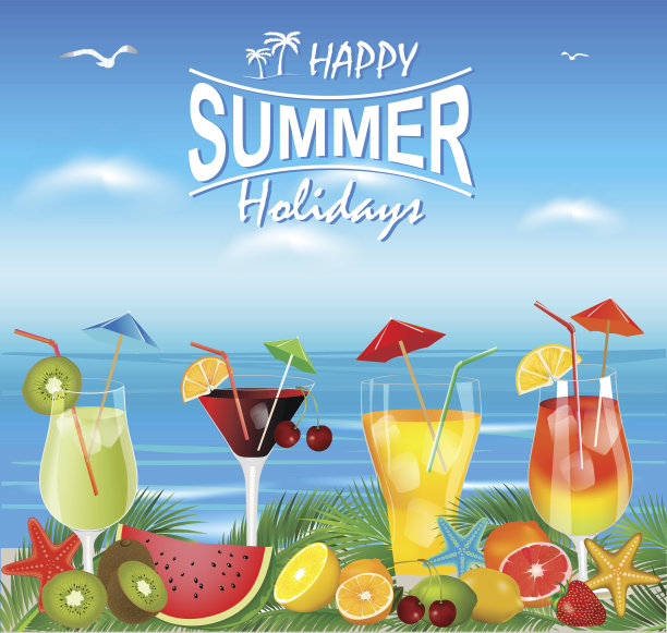 夏季鸡尾酒图片下载