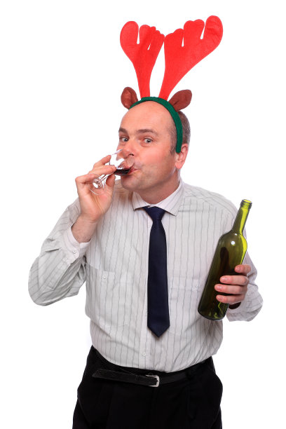 喝醉酒的商人。图片下载