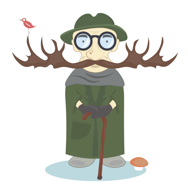 森林的老板和主人图片下载