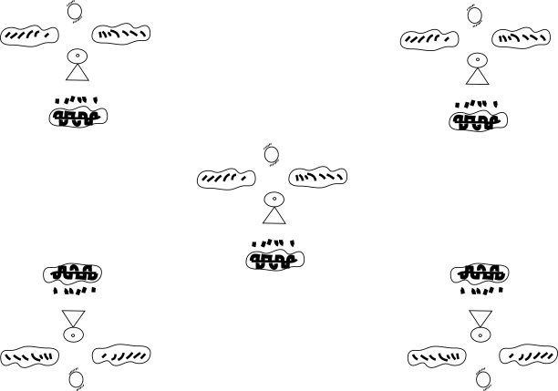 动画幽灵卡通脸的形状图片下载