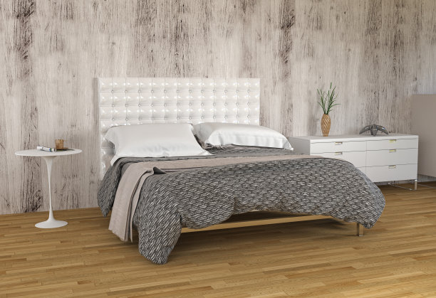 带装饰的现代卧室图片下载