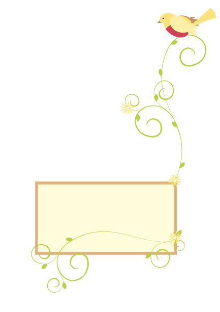 装饰鸟插图图片下载