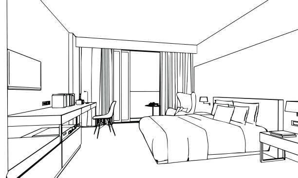 室内的草图图片下载