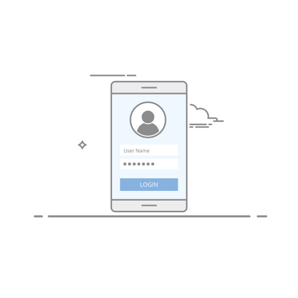 概念界面设计登录屏幕上的移动设备。注册图片下载