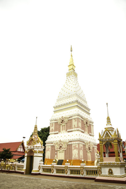 泰国东北部的粉红宝塔。图片下载