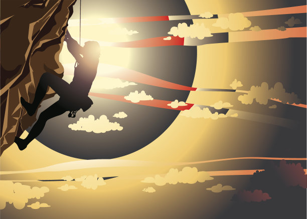 运动-攀岩。图片下载